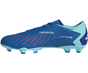 Blue and white adidas predator top