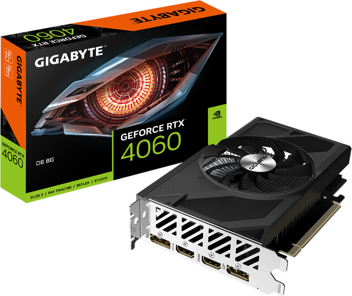 Photos - Graphics Card Gigabyte GeForce RTX 4060 D6 