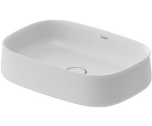 Duravit Zencha Aufsatzbecken 550 x 390 mm weiß seidenmatt 