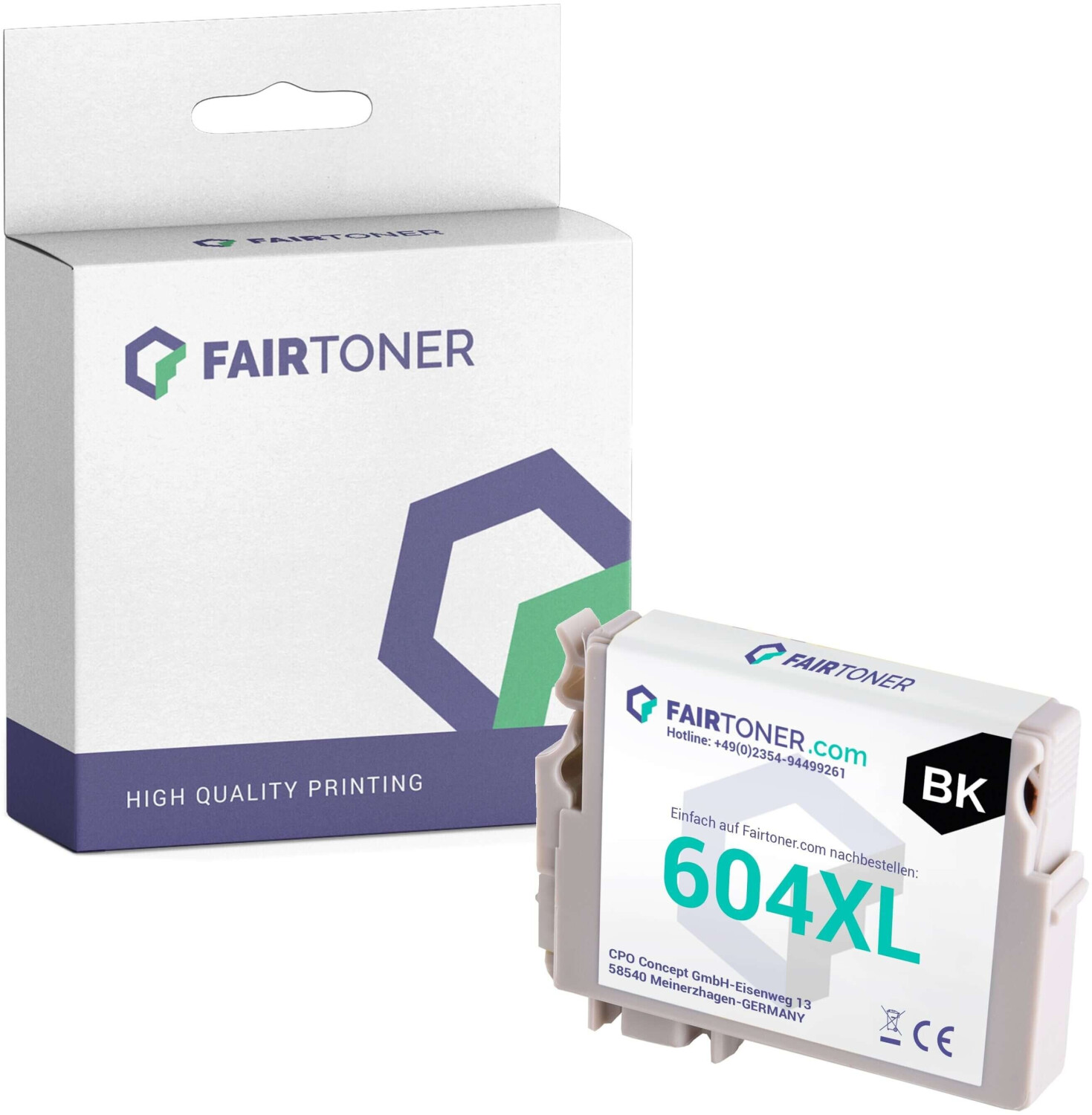 FairToner Kompatibel für Epson C13T10H14010 / 604XL Schwarz ab 12,90 €