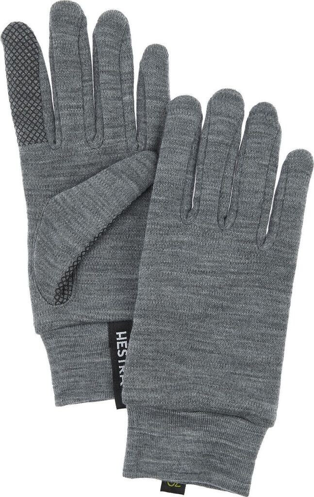 Photos - Winter Gloves & Mittens Hestra Hestra Merino Touch Point 5-Finger  grey(34440)
