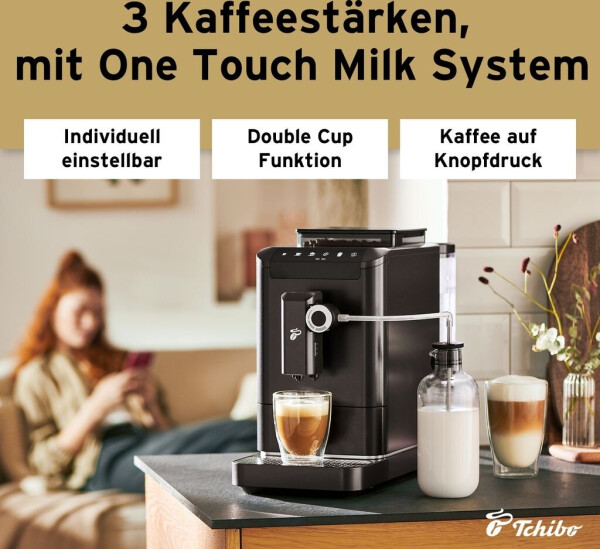 Tchibo Esperto2 Milk Kaffeevollautomat Granite Black, Bild 8