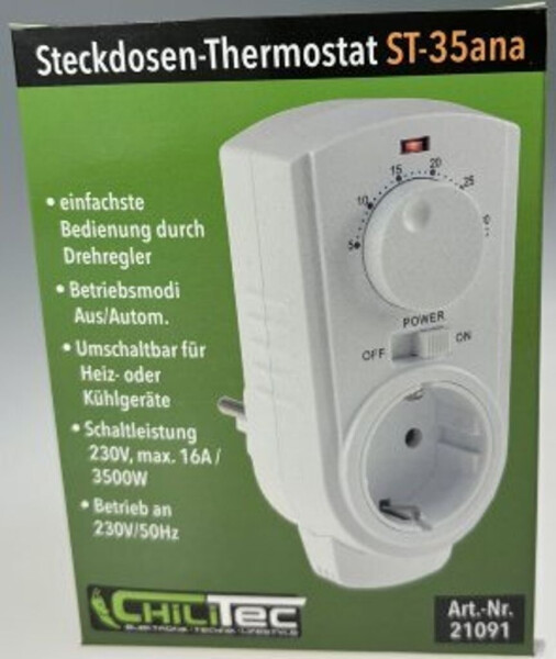 ChiliTec Steckdosenthermostat für Infrarotheizung (21091), Bild 6