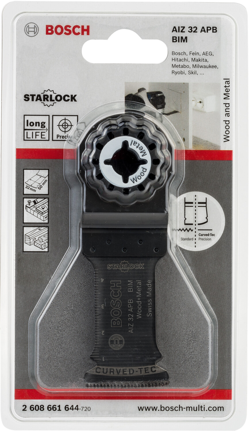 Lame de Scie Oscillante BOSCH StarLock 50/32mm Bois HCS