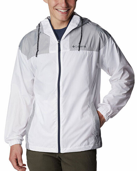 Columbia Flash Challenger Windbreaker Windproof Jacket white/silver