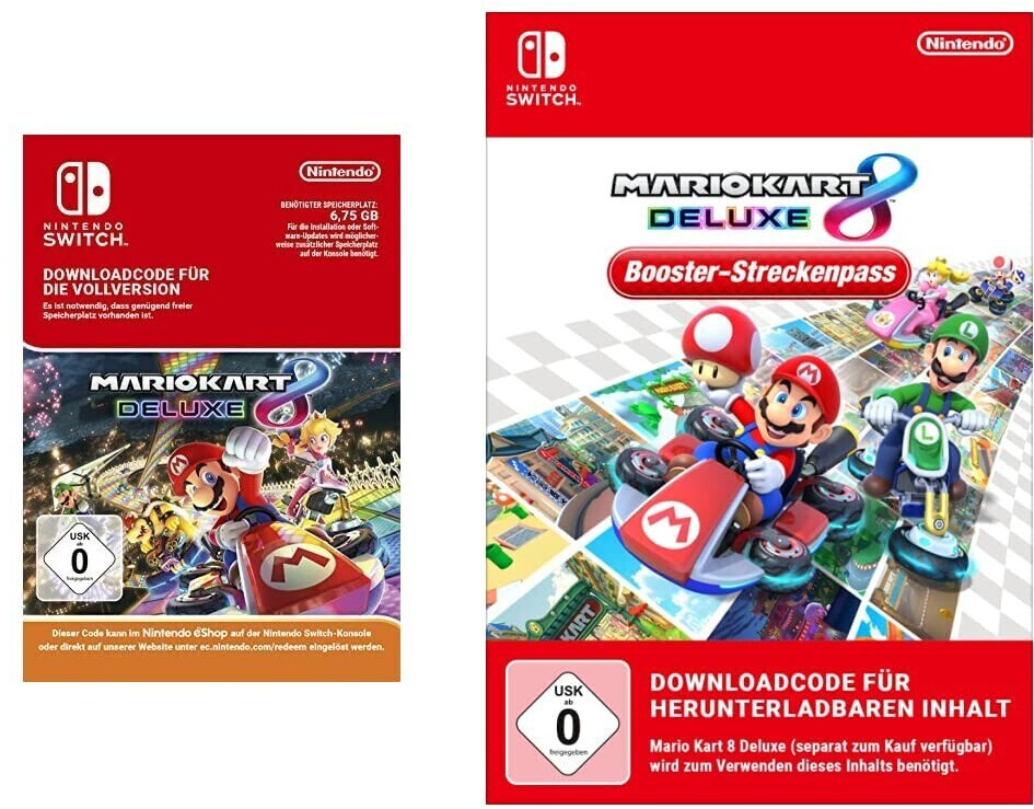 Mario Kart Deluxe: 8: Preisvergleich Kart Deluxe Booster-Streckenpass (Siwtch) 8 ab bei Mario | 71,98 + €