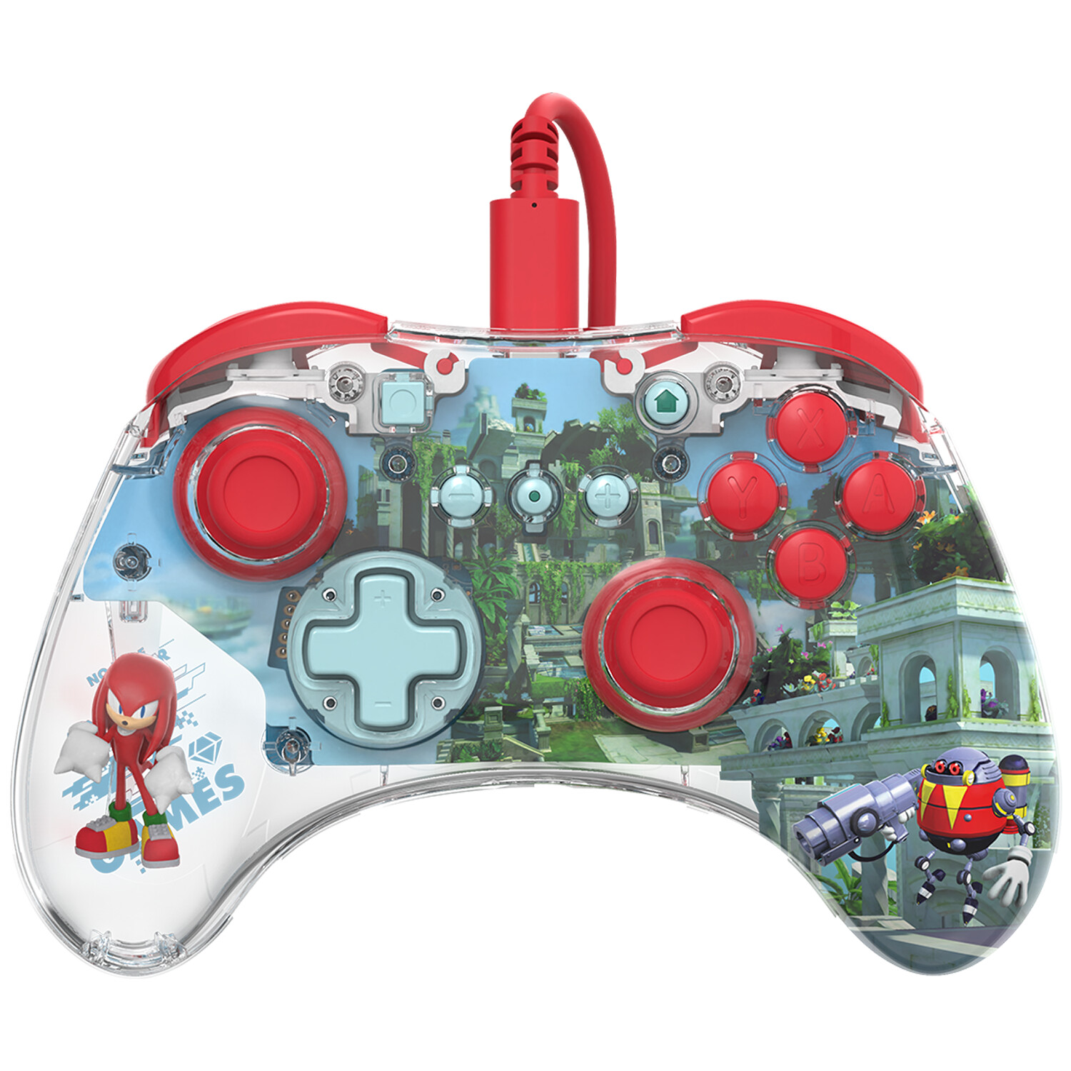 PDP Nintendo Switch REALMz Wired Controller Knuckles Sky Sanctuary Zone