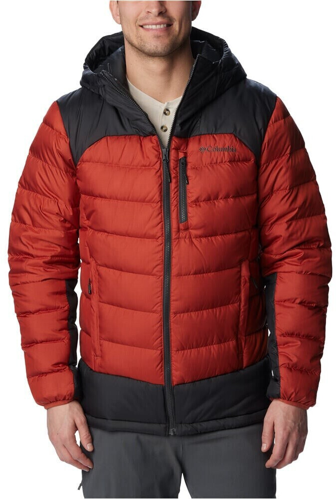 Columbia Autumn Park Hooded Down Jacket Men (1930241) warp red/shark