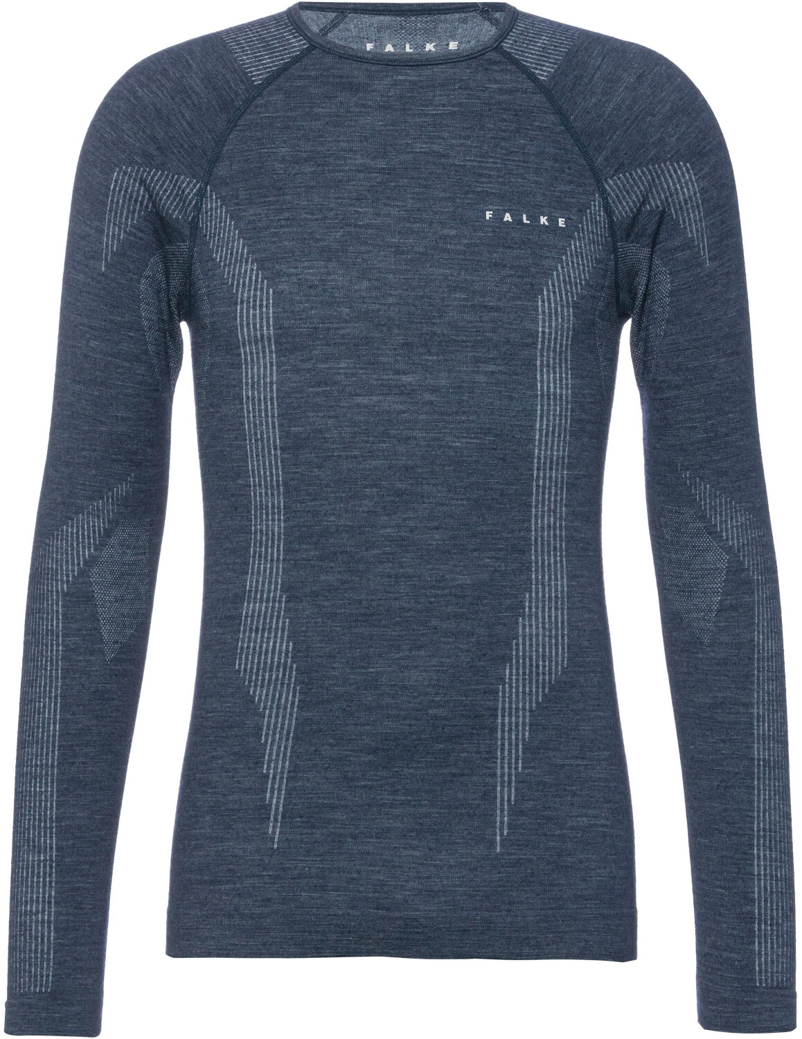 Falke Men Long Sleeve Shirt Wool-Tech (33481) space blue