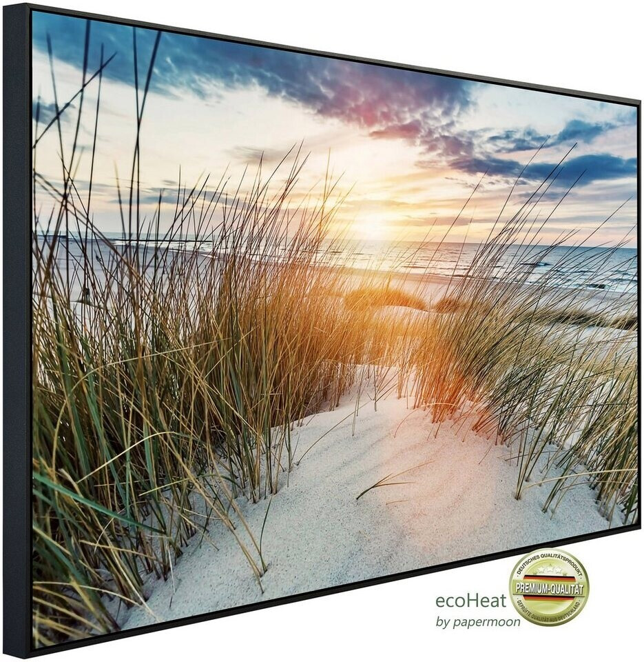 papermoon Infrarotheizung EcoHeat Dünen bei Sonnenuntergang Matt-Effekt bunt