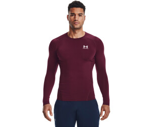 Under Armour Men s HeatGear Armour Long Sleeve maroon white au meilleur prix sur idealo