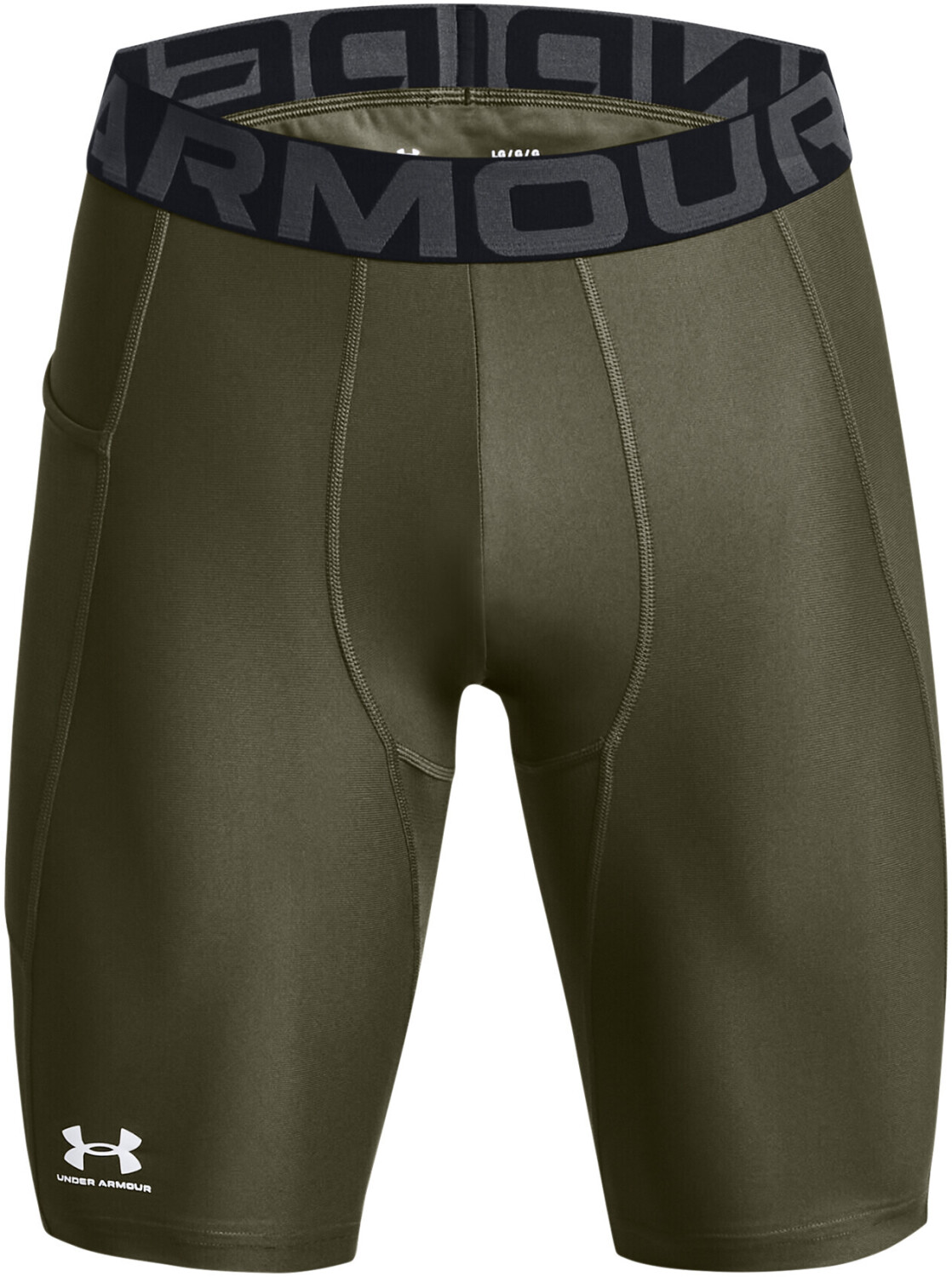 Under Armour Men HeatGear Armour Long Shorts with Pocket marine OD