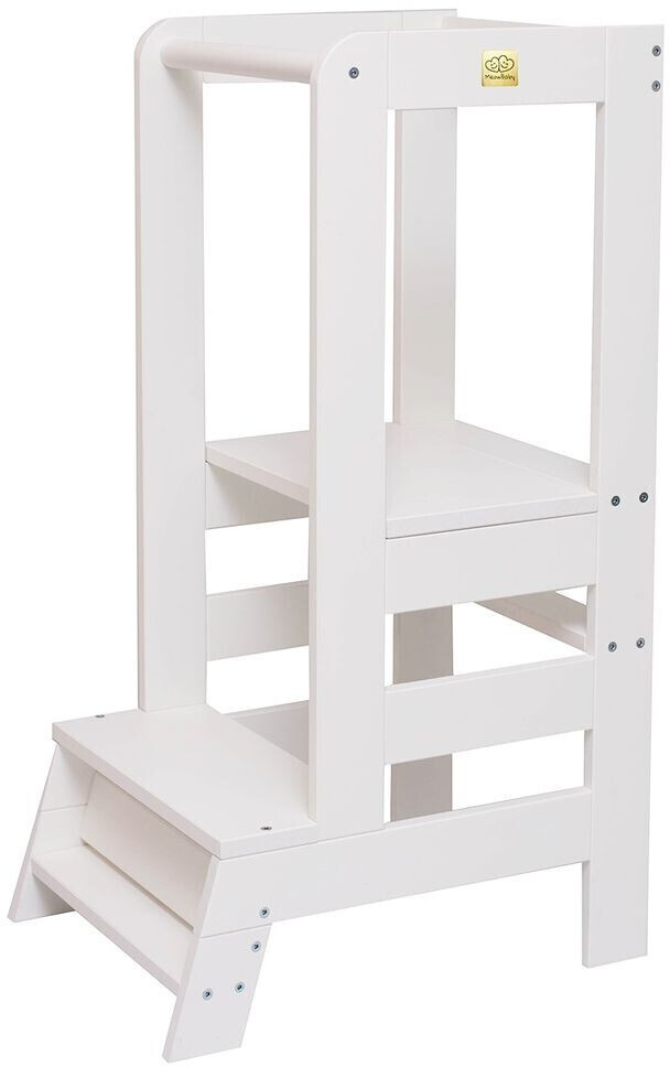 MeowBaby Learning tower for children white