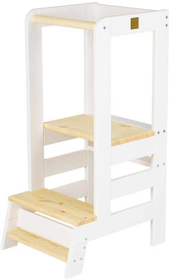 MeowBaby Learning tower for children without board white