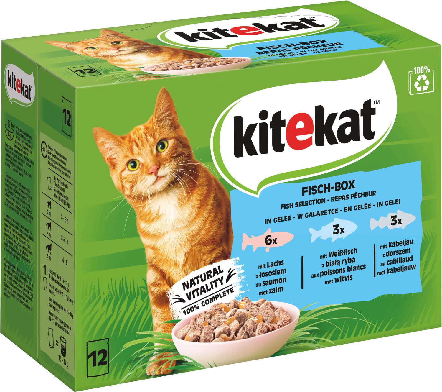 Kitekat Fish Box in Jelly 12x85g
