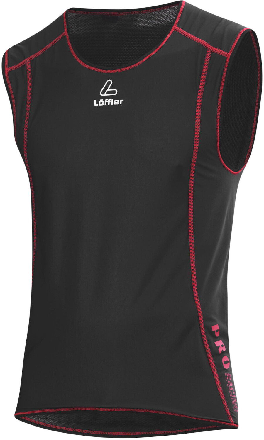 Löffler Men Windstopper Singlet Transtex Light black/red
