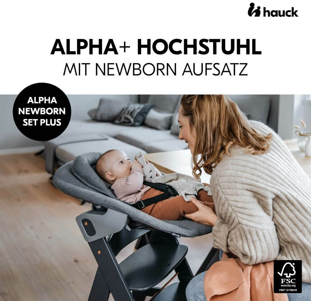hauck Hochstuhl Alpha Plus Grey 