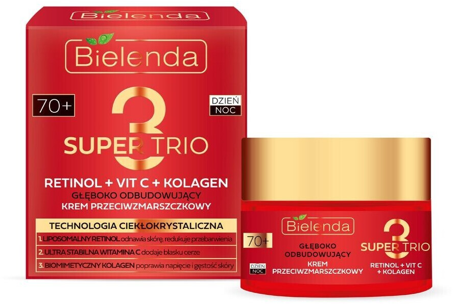Photos - Other Cosmetics Bielenda Super trio revitalizing and renewing cream 70+  (50ml)