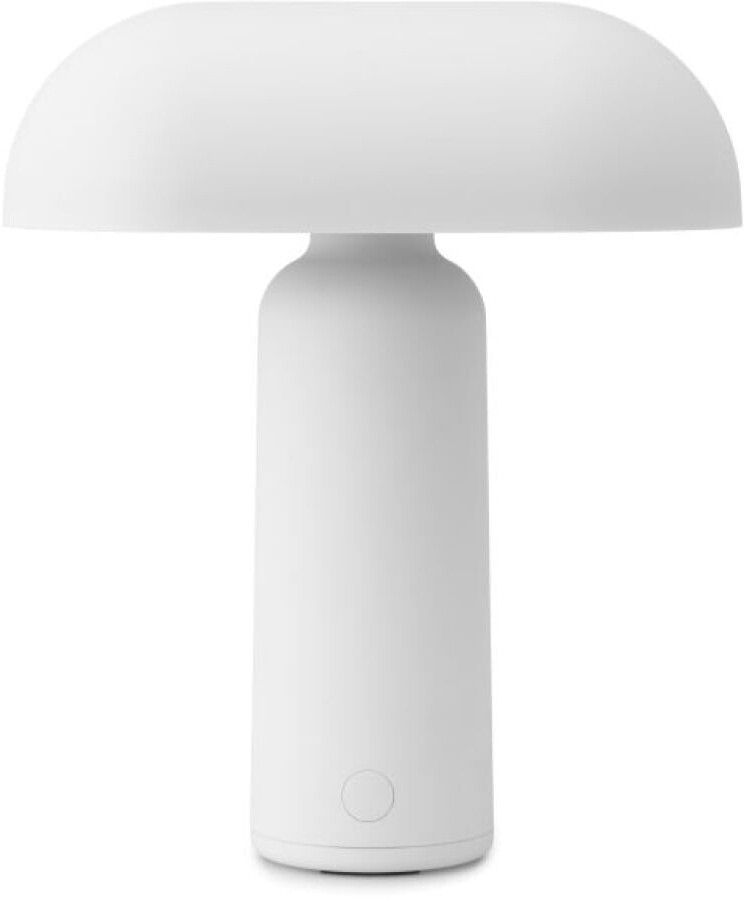 Normann Copenhagen Porta table lamp portable white 23.5x20.2 x11.2 cm / Ø 6.5 cm