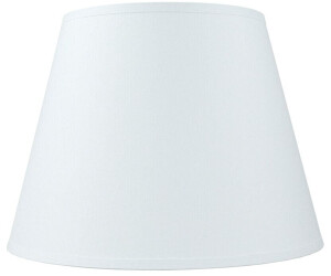 Licht-Erlebnisse Lampenschirm Stoff E14 ab cm (LE60124) ø25 Weiß € bei 12,95 | H18 konisch Preisvergleich Tischleuchte Weiß für cm