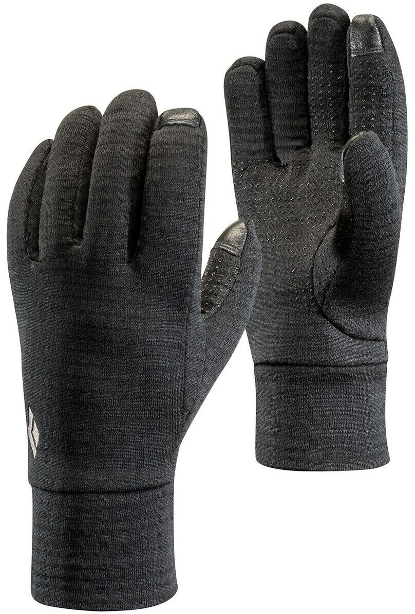 Black Diamond MidWeight GridTech Fleece Gloves black au meilleur