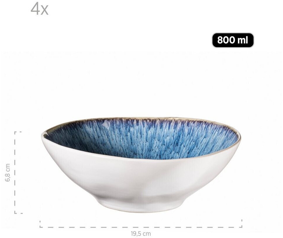 Mäser Frozen Salatschüssel Set 9-teilig Blau ab 72,99 € | Preisvergleich  bei