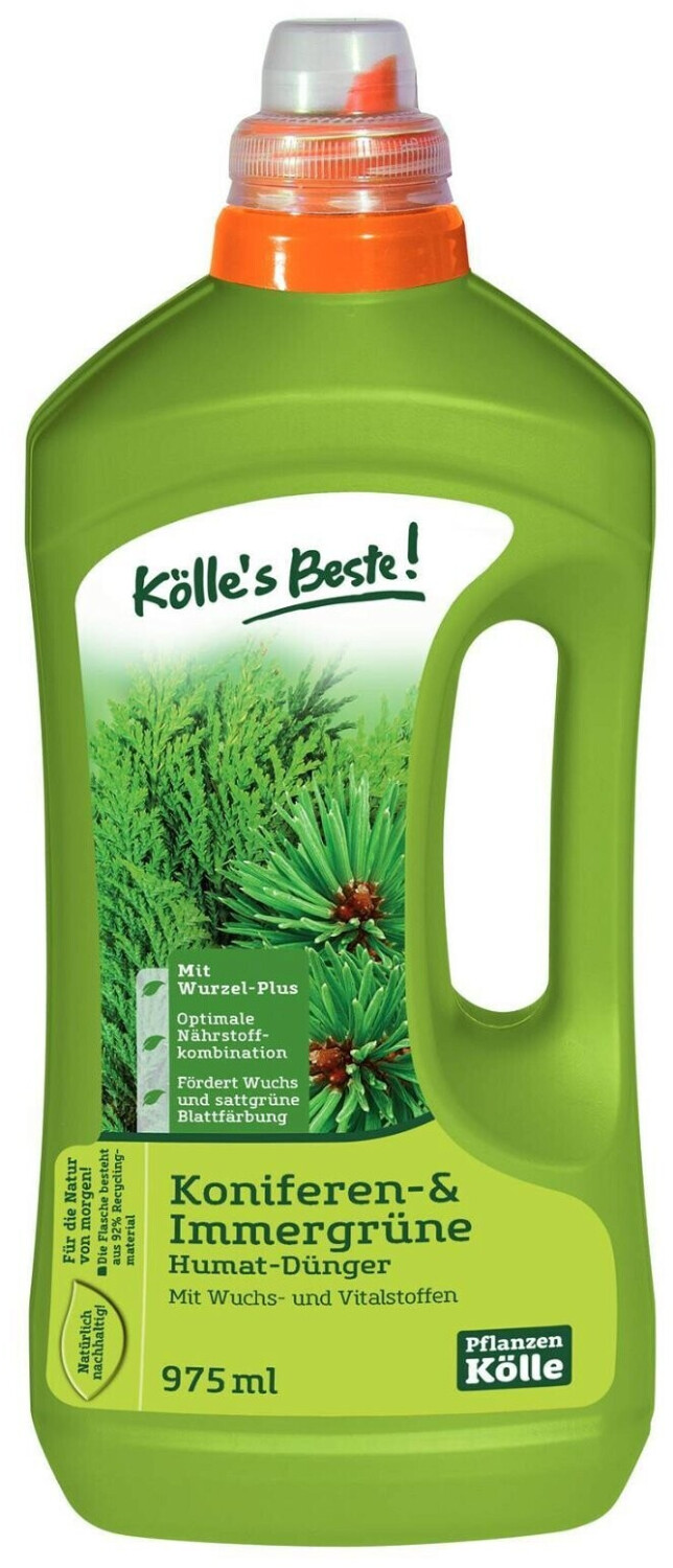 PflanzenKölle Dünger Koniferen & Immergrün mit Humat 975 ml ab 7,99