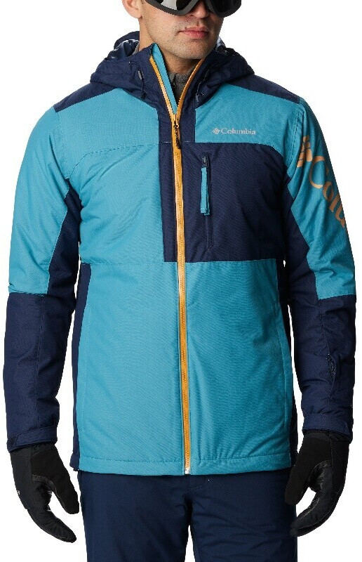 Columbia Timberturner II Full Zip Rain Jacket (2011251) shasta/collegiate navy