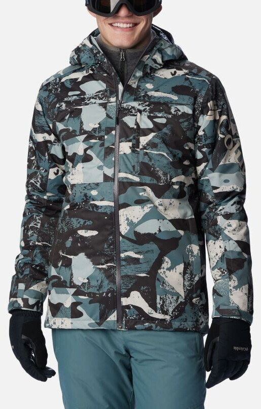 Columbia Timberturner II Full Zip Rain Jacket (2011251) metal geoglacial print