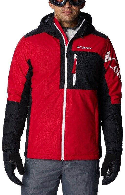 Columbia Timberturner II Full Zip Rain Jacket (2011251) mountain red/black