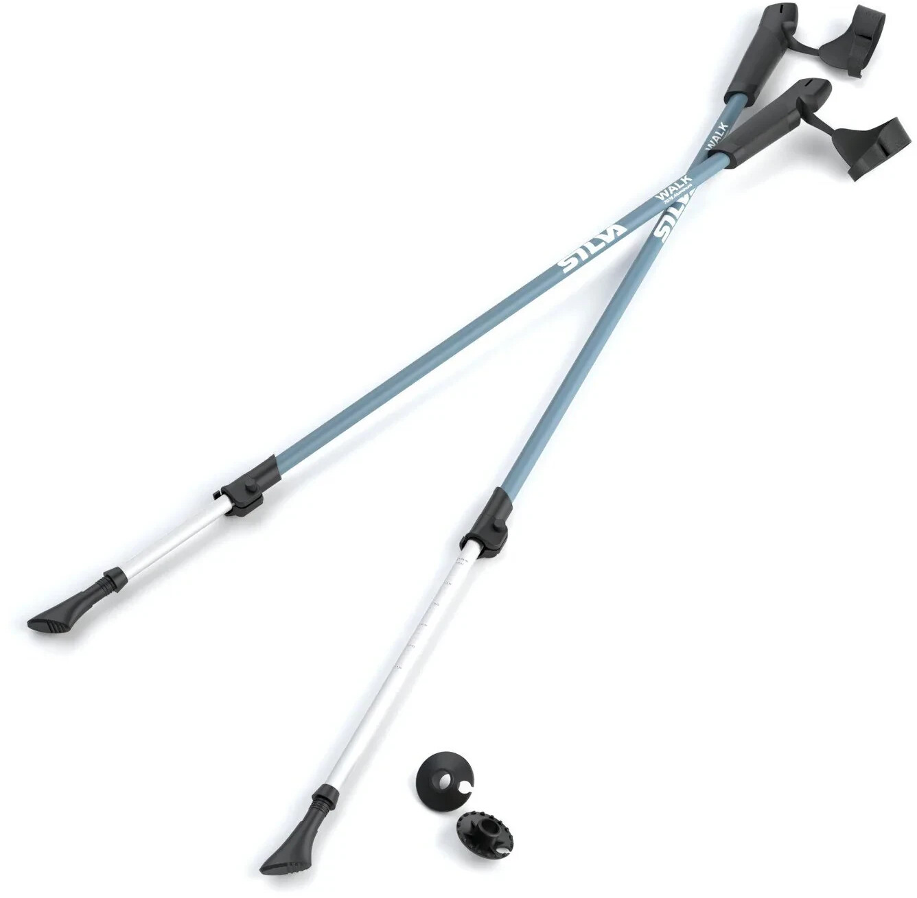 Silva Walking poles alu/cork blue (38124)