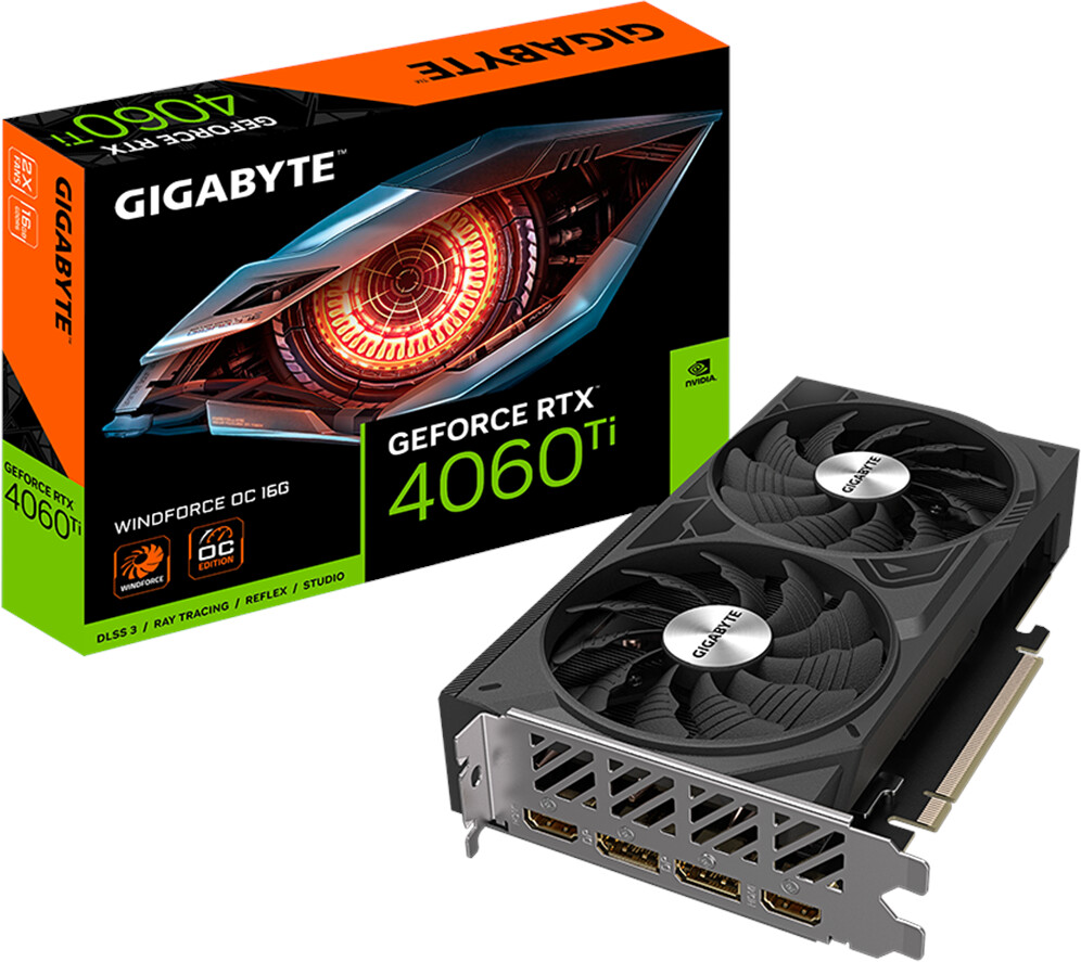 GigaByte GeForce RTX 4060 Ti WINDFORCE OC 16G