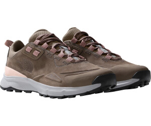 The North Face Cragstone Leather Waterproof Hiking Shoes brown