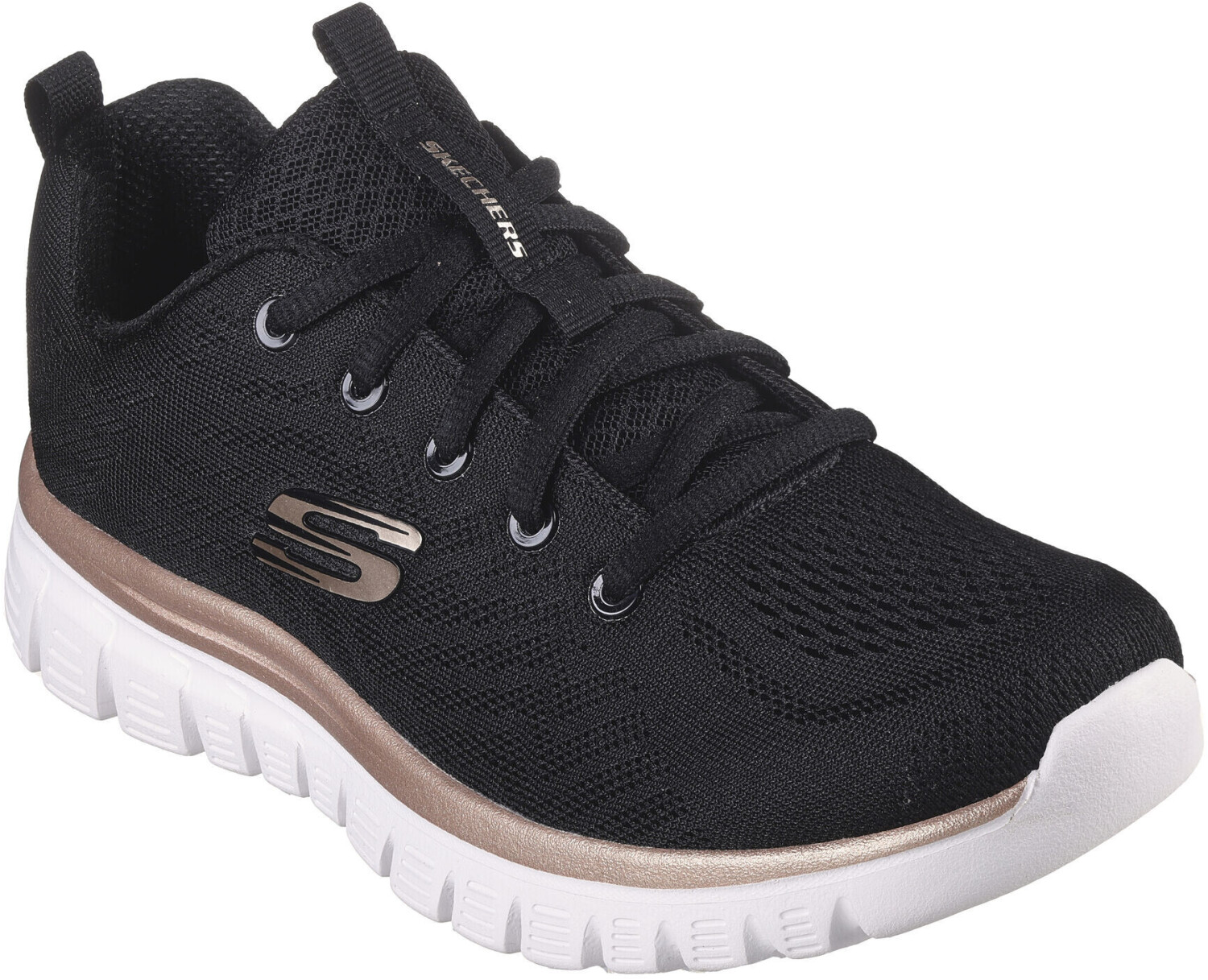 Black and gold sketchers on sale