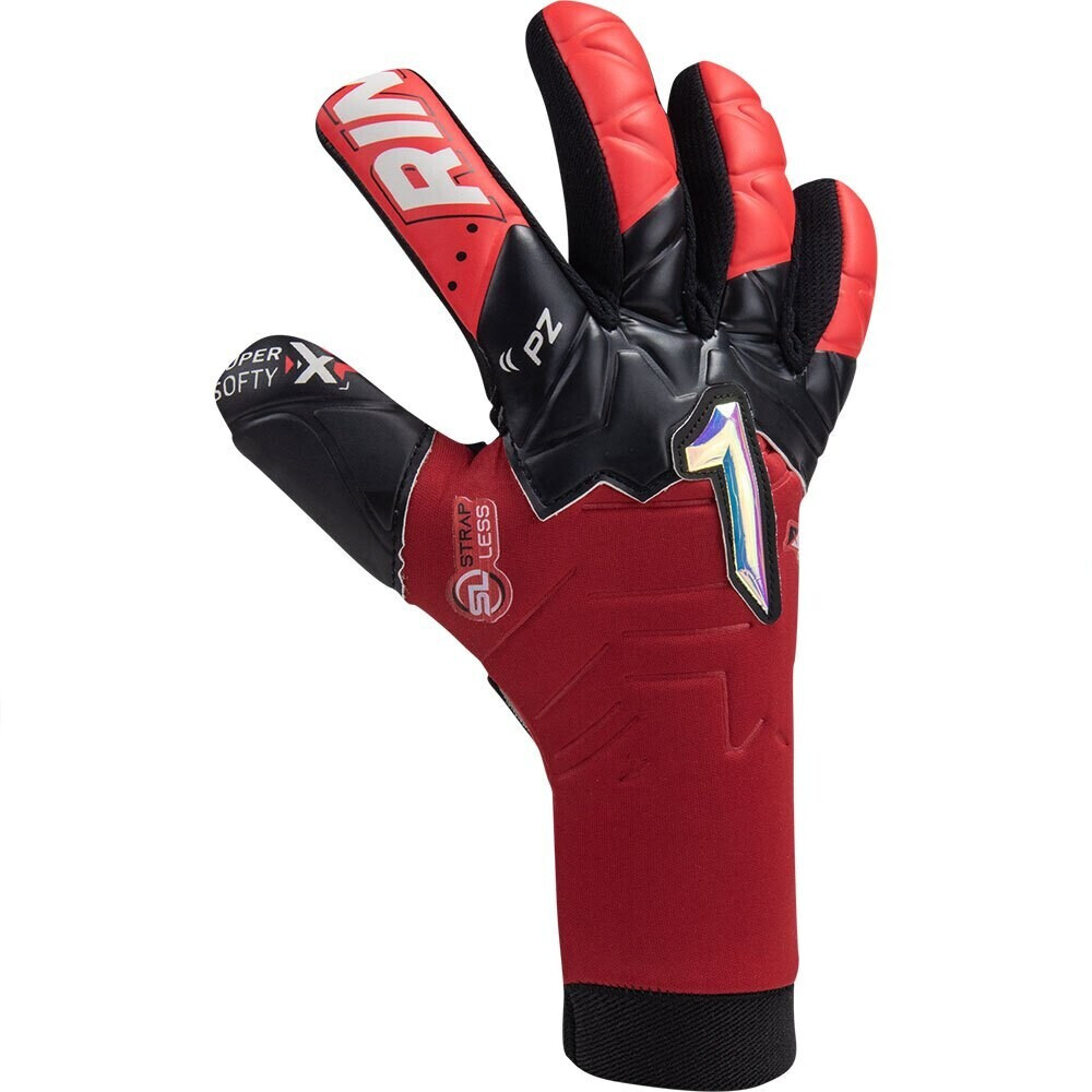 Photos - Other inventory Rinat Rinat Xtreme Guard Zhero Semi Goalkeeper Gloves Red (XGSA1340)