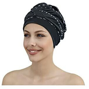 Fashy Fabric Swimming Cap Schwarz (3428-22)