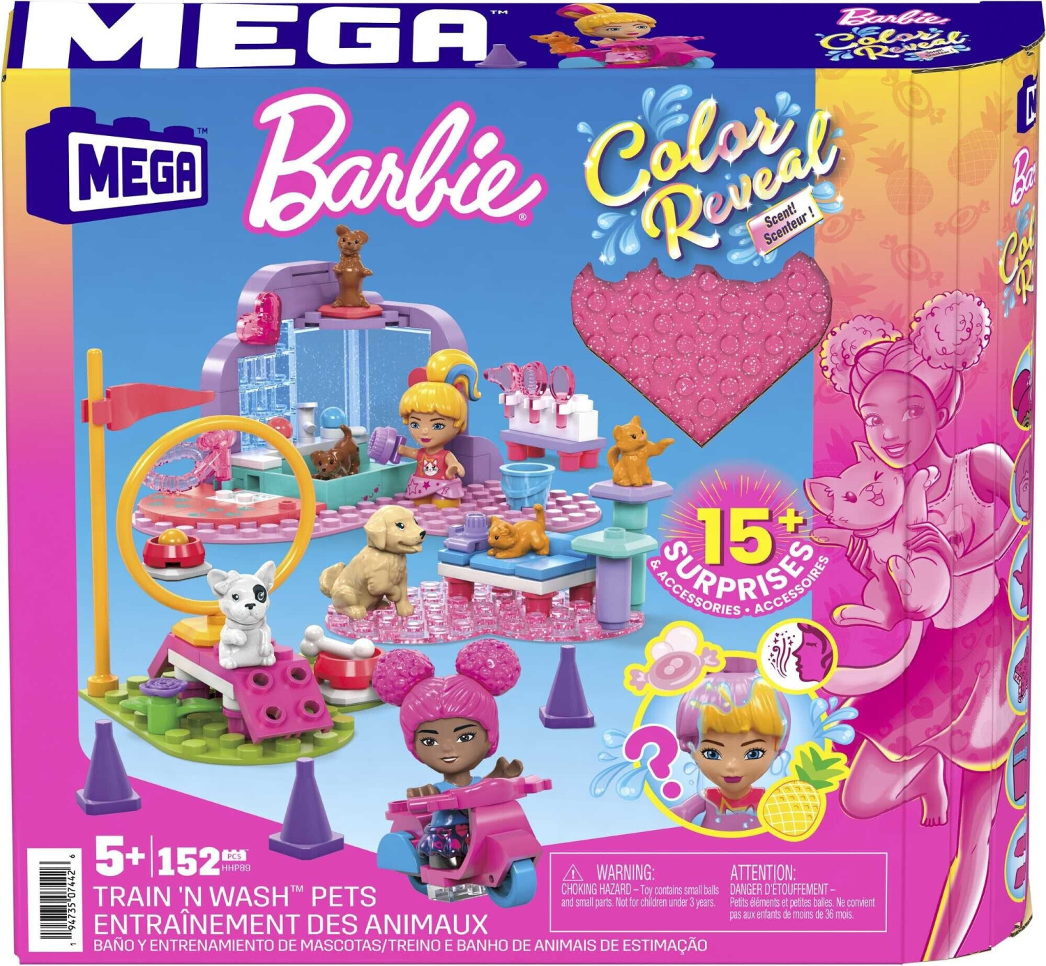 Mega Construx Barbie Color Reveal Train Les Soldes arrivent le 8 janvier 2025 idealo