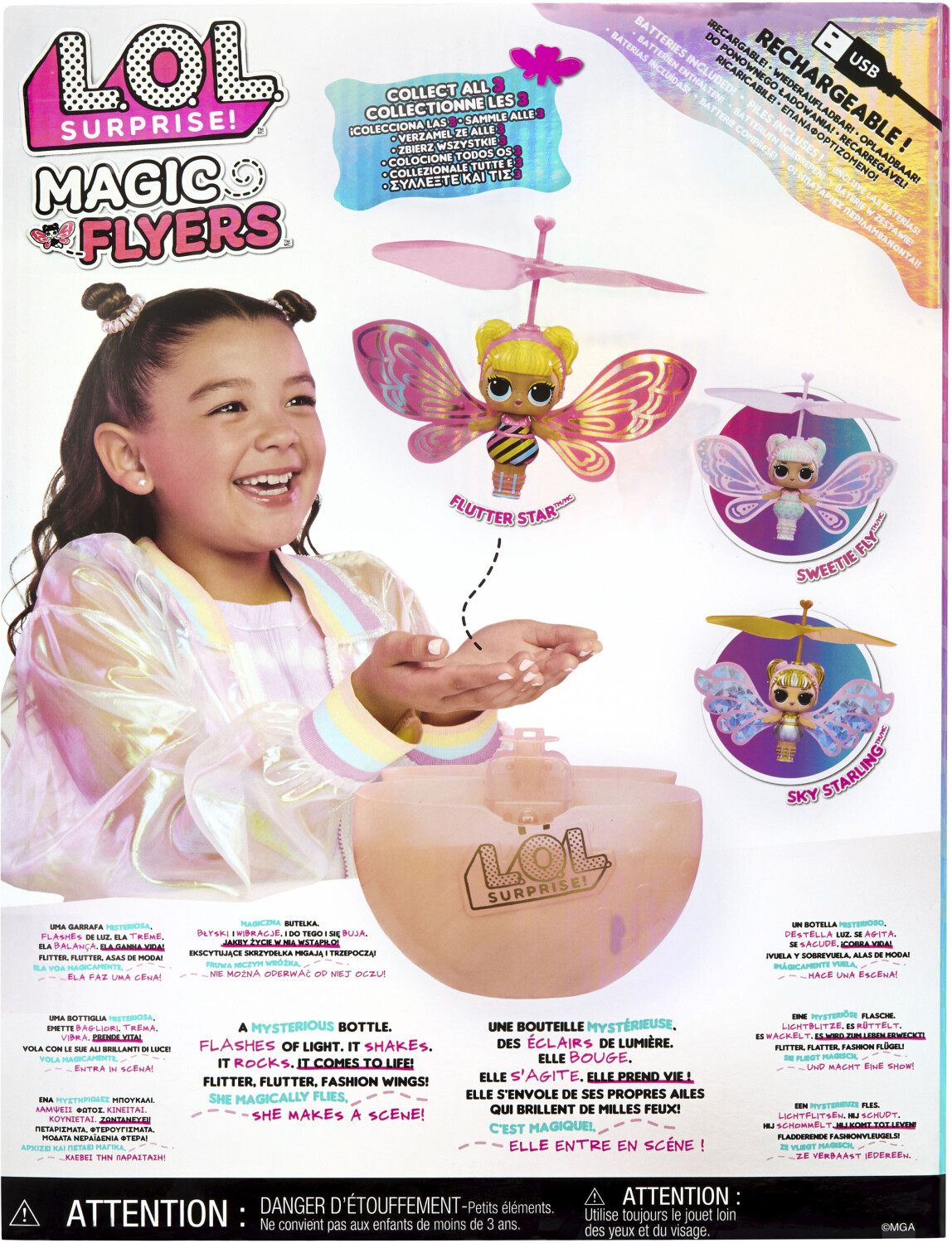 MGA Entertainment L.O.L. Surprise Magic Flyers Hand Guided Flying Doll ...