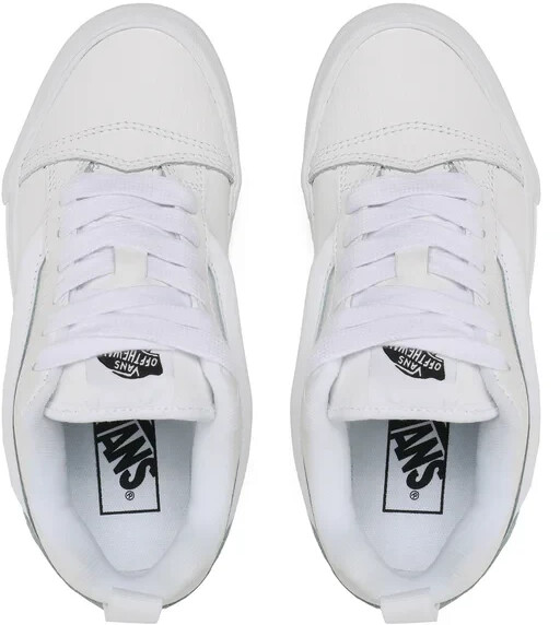 Vans old skool white store leather