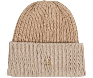Tommy Hilfiger Chic Rippstrick-Beanie mit Monogramm-Emblem 