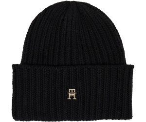 Tommy Hilfiger Chic Rippstrick-Beanie mit Monogramm-Emblem 