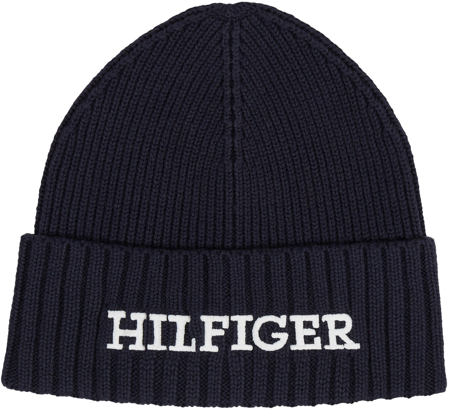Tommy Hilfiger Hilfiger Monotype Logo Embroidery Beanie (AM0AM11737) space blue