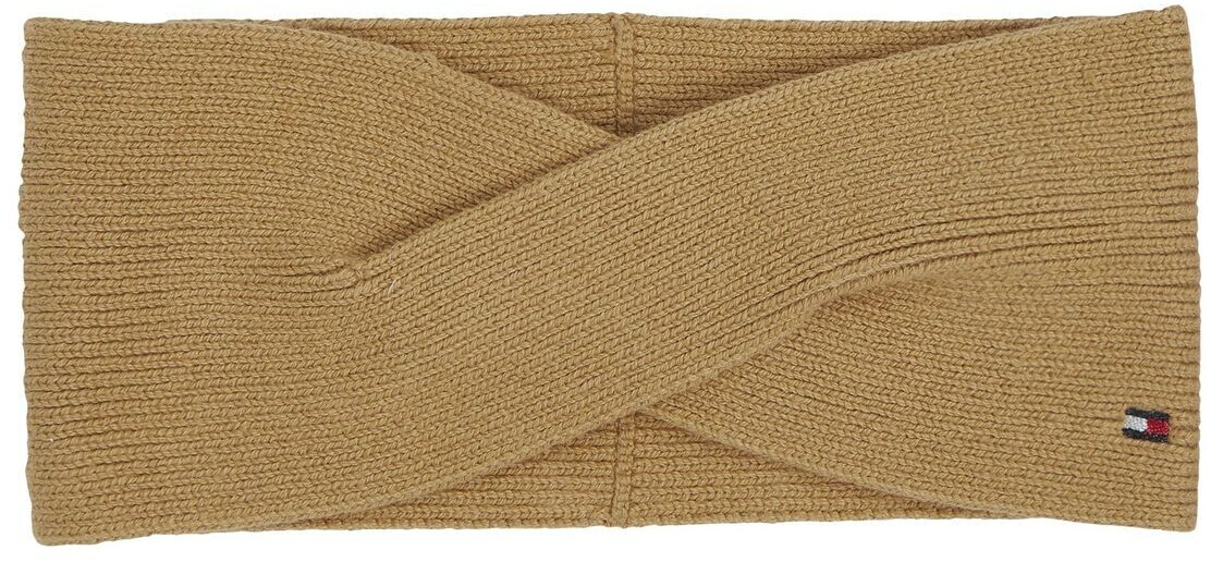 Tommy Hilfiger Essential Flag Rib-Knit Headband (AW0AW15312) classic khaki