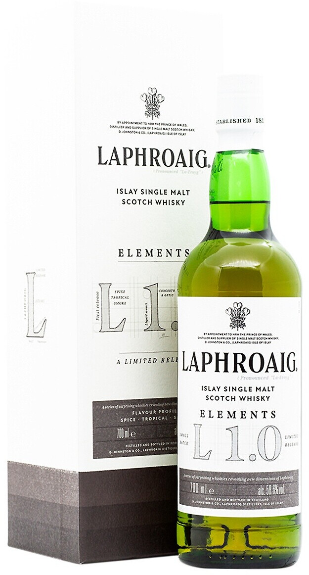 Laphroaig Elements 1.0 0,7l 58.6% ab 138.9 € | Vergleiche 12