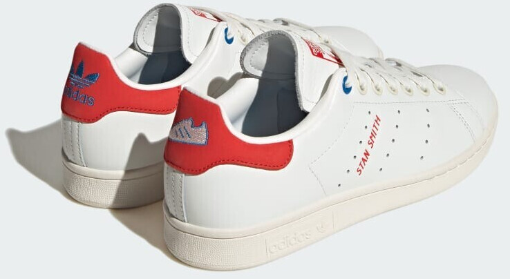Adidas originals stan smith red white blue sales