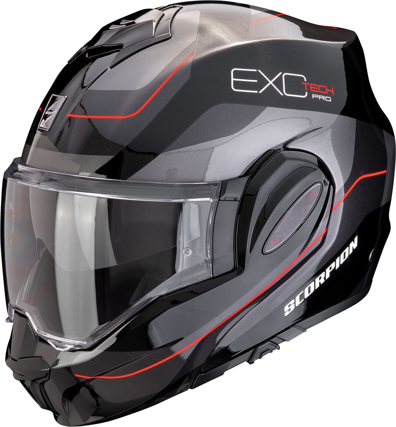 Scorpion Exo-Tech Evo Pro Commuta noir/argent/rouge