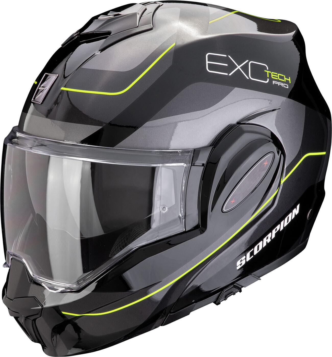 Scorpion Exo-Tech Evo Pro Commuta noir/argent/jaune