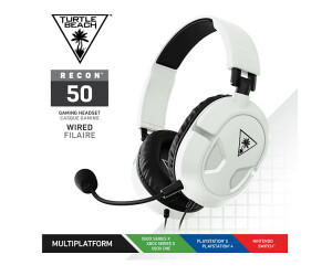 Buy Turtle Beach Ear Force Recon 50 White Black from 19.98 Today
