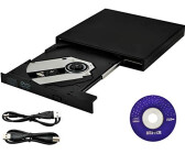 Lecteur-graveur externe GENERIQUE Graveur DVD Externe, iAmotus DVD/CD  Lecteur Portable USB 2.0 CD DVD +/-RW ROM Player Compatible Windows  XP/7/8/10/Vista/Linux, Mac O