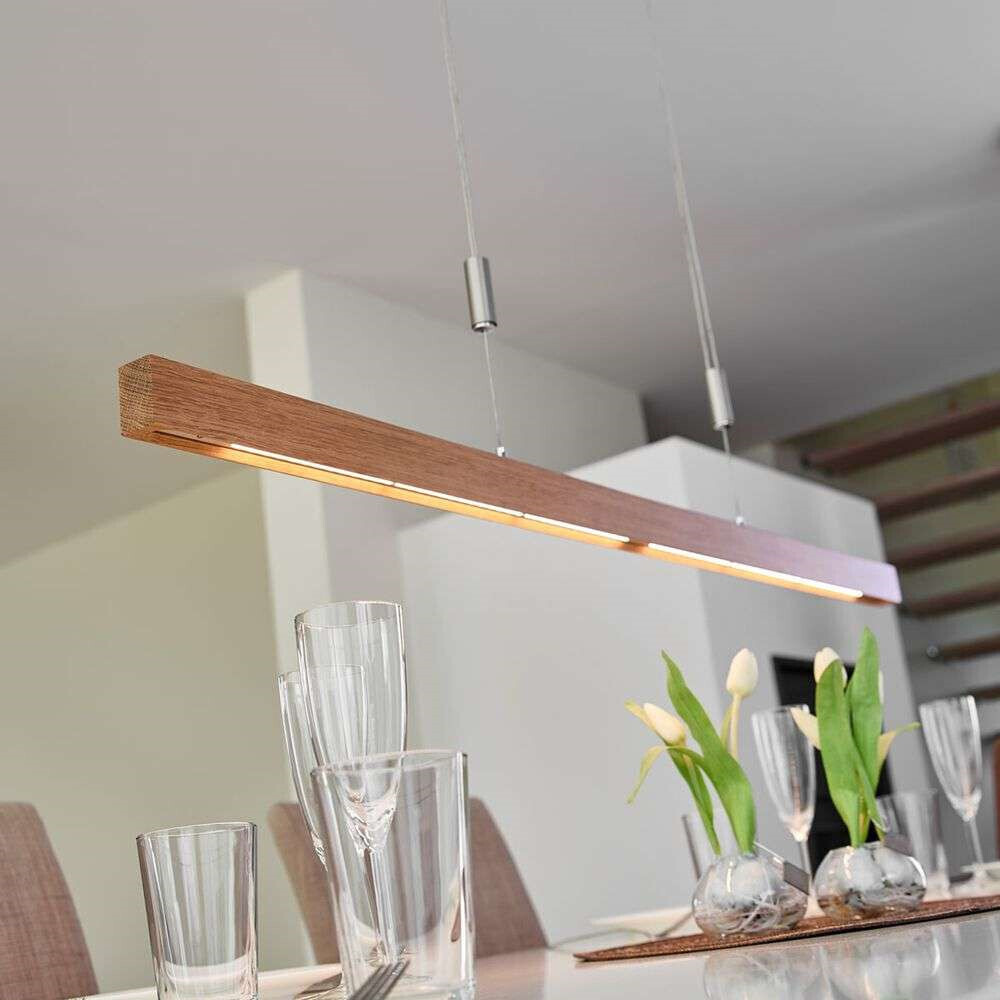 Lucande LED-Pendellampe Nora 118cm Eiche natur ab 429,90 € | Preisvergleich  bei